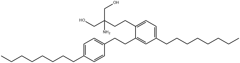 Fingolimod 2-Phenethyl Analog 化学構造式