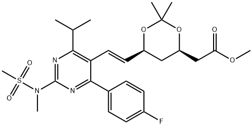 (Intermediates of Rosuvastatin Calcium R-4, 851440-19-2, 结构式