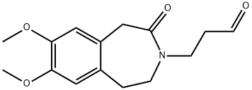 3H-3-Benzazepine-3-propanal, 1,2,4,5-tetrahydro-7,8-dimethoxy-2-oxo-