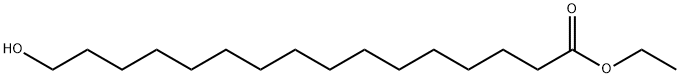 Hexadecanoic acid, 16-hydroxy-, ethyl ester,85258-69-1,结构式