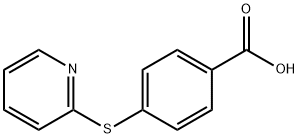 4-(吡啶-2-基硫烷基)苯甲酸, 852952-22-8, 结构式