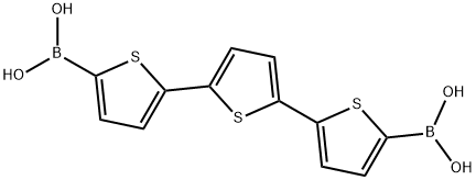 2,2':5,2''-terthiophene-5,5''-diboronic acid Struktur