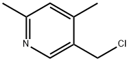 5-(chloromethyl)-2,4-dimethylpyridine Struktur