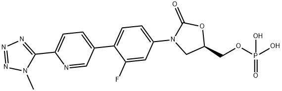 磷酸特地唑胺甲基异构体,856867-56-6,结构式