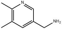 (5,6-二甲基吡啶-3-基)甲胺, 856930-04-6, 结构式