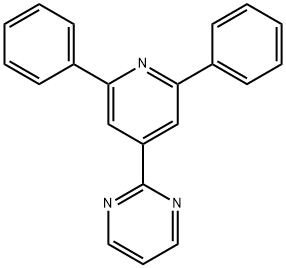 Pyrimidine, 2-(2,6-diphenyl-4-pyridinyl)- 结构式