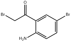 Ethanone, 1-(2-amino-5-bromophenyl)-2-bromo- 结构式