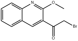 Ethanone, 2-bromo-1-(2-methoxy-3-quinolinyl)- Structure