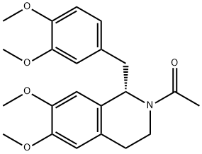 N-Acetylnorlaudanosine 化学構造式