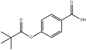 4-(新戊酰氧基)苯甲酸, 86068-43-1, 结构式
