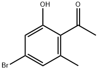 Ethanone, 1-(4-bromo-2-hydroxy-6-methylphenyl)- Structure