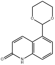 2(1H)-Quinolinone,5-(1,3-dioxan-2-yl)-(9CI) 化学構造式