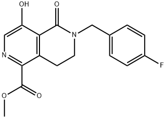 Methyl 6-(4-fluorobenzyl)-4-hydroxy-5-oxo-5,6,7,8-tetrahydro-2,6-naphthyridine-1-carboxylate Structure