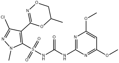 Metazulfuron Structure