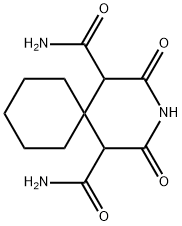 3-Azaspiro[5.5]undecane-1,5-dicarboxamide, 2,4-dioxo- 结构式