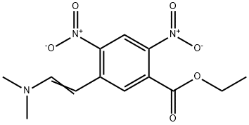 Benzoic acid, 5-[2-(dimethylamino)ethenyl]-2,4-dinitro-, ethyl ester,873055-32-4,结构式