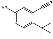 Benzonitrile, 5-amino-2-(1,1-dimethylethyl)- 化学構造式