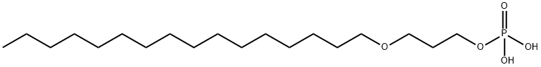 1-hexadecyl-2-deoxyglycerophosphoric acid|3-(十六烷氧基)丙基二氢磷酸酯