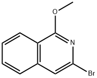 Isoquinoline, 3-bromo-1-methoxy- Structure