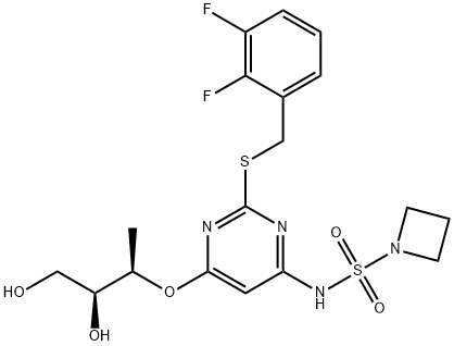 AZD5069 结构式