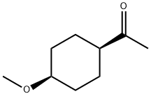 Ethanone, 1-(cis-4-methoxycyclohexyl)- Struktur