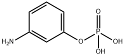 Phenol, 3-amino-, 1-(dihydrogen phosphate) Structure