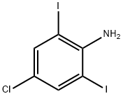 Benzenamine, 4-chloro-2,6-diiodo- 结构式