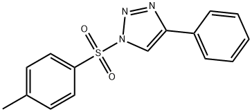 1H-1,2,3-Triazole, 1-[(4-methylphenyl)sulfonyl]-4-phenyl- 化学構造式