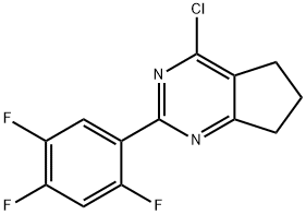 885038-97-1 5H-Cyclopentapyrimidine, 4-chloro-6,7-dihydro-2-(2,4,5-trifluorophenyl)- (9CI)