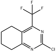 2-chloro-4-(trifluoromethyl)-5,6,7,8-tetrahydroquinazoline(SALTDATA: FREE) Struktur