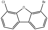 4-bromo-6-chlorodibenzo[b,d]furan,889109-65-3,结构式