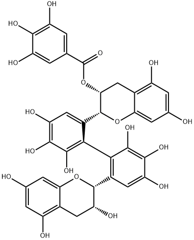THEASINENSIN B, 89064-32-4, 结构式