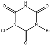 Chlorobromo Isocyanuric Acid, 89325-49-5, 结构式