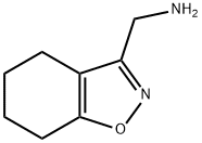 4,5,6,7-tetrahydro-1,2-benzoxazol-3-ylmethanamine 化学構造式