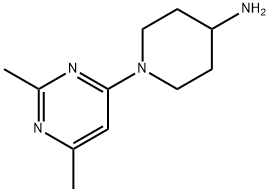 1-(2,6-dimethylpyrimidin-4-yl)piperidin-4-amine Structure
