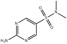 2-氨基-N,N-二甲基嘧啶-5-磺酰胺,89599-20-2,结构式