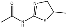 N-(5-甲基-4,5-二氢-1,3-噻唑-2-基)乙酰胺, 89600-77-1, 结构式