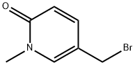 5-(溴甲基)-1-甲基吡啶-2(1H)-酮 结构式