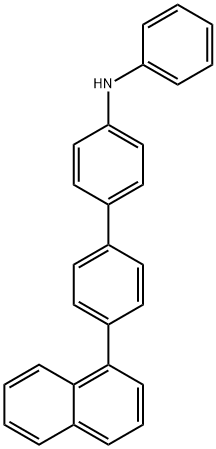 [1,1'-Biphenyl]-4-amine, 4'-(1-naphthalenyl)-N-phenyl- 结构式