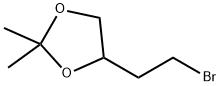 4-(2-bromoethyl)-2,2-dimethyl-1,3-dioxolane 化学構造式