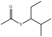 Ethanethioic acid, S-(1-ethyl-2-methylpropyl) ester Struktur
