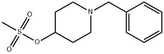 4-Piperidinol, 1-(phenylmethyl)-, 4-methanesulfonate Struktur