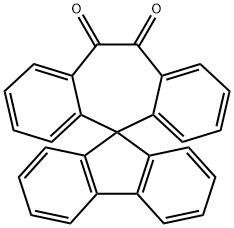 Spiro[5H-dibenzo[a,d]cycloheptene-5,9'-[9H]fluorene]-10,11-dione Structure