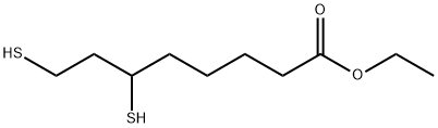 Octanoic acid, 6,8-dimercapto-, ethyl ester, 91009-31-3, 结构式