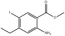 2-氨基-5-碘苯甲酸乙酯, 912575-12-3, 结构式