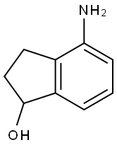 1H-Inden-1-ol, 4-amino-2,3-dihydro- Structure