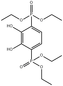 Phosphonic acid, (2,3-dihydroxy-1,4-phenylene)bis-, tetraethyl ester (9CI) 结构式