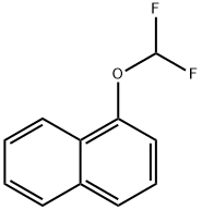 1-(Difluoromethoxy)naphthalene Structure