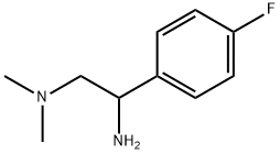 2-氨基-2-(4-氟苯基)乙基]二甲基胺 结构式