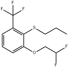 924647-38-1 Benzene, 1-(2,2-difluoroethoxy)-2-(propylthio)-3-(trifluoromethyl)-